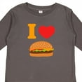 thumbnail image 4 of Inktastic I Love Cheeseburgers Boys or Girls Long Sleeve Toddler T-Shirt, 4 of 5
