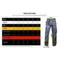 thumbnail image 4 of Skylinewears Mens Denim Workwear pants Cordura Knee Reinforcement Trousers Dark Blue 36-30, 4 of 7