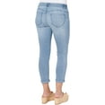 thumbnail image 2 of Democracy Womens Low Rise Roll Cuff Ankle Jeans 14 Blue, 2 of 3