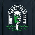 thumbnail image 3 of Instant Message - Don't Forget To Hydrate - Men's Long Sleeve T-Shirt, 3 of 6