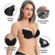 thumbnail image 4 of Sujetador adhesivo invisible sin tirantes para mujer, reutilizable, sin espalda, con efecto push-up, adhesivo, para uso diario, fiestas y bodas., 4 of 5