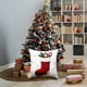thumbnail image 4 of Funda de almohada con estampado navideño, con muñeco de nieve, Papá Noel, árbol de Navidad y renos., 4 of 6