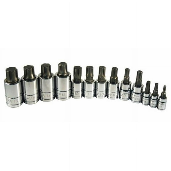 ATD Tools 13780 13 Pc. 6 Lobe Polydrive Bit Socket Set ATD-13780