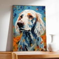 thumbnail image 3 of English Setter Dog Art Print Poster, Wall art Painting Decor, Starry Night Van Gogh Art Home Decor Artwork For Bedroom Living Room Bathroom Decor, 3 of 5