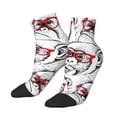 thumbnail image 2 of Bingfone Monkey Design Patterned Men'S Women'S Casual Cotton Socks, 2 of 9