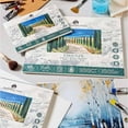 thumbnail image 6 of Magnani 1404 Firenze 100% Cotton Acrylic Paint Paper Pad, 188 lb. 15 Heavyweight Sheets, Rough Texture, Vegan Sizing, Natural White Acrylic Paper Pad for Acrylic, Gouache, Ink & Watercolor, 6 of 7