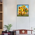 thumbnail image 2 of (HQ226) Serie Flores Y Plantas Girasol Y Resina 30x30CM, 2 of 9
