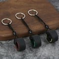 thumbnail image 6 of Mini Tire Keychain Soft Rubber | Realistic Tread, Multi-Color | Car Interior & Backpack Accessory, 6 of 9