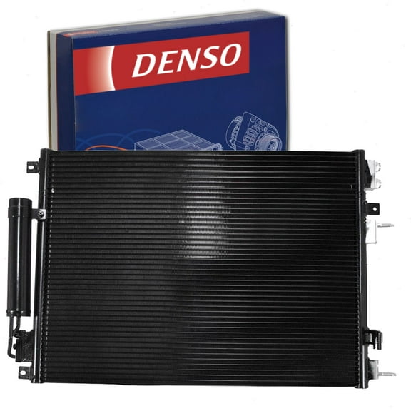 DENSO AC Condenser compatible with Chrysler 300 2.7L 3.5L 5.7L 6.1L 6.4L V6 V8 2005-2012