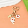 thumbnail image 4 of Kawaii Cat Charm Keychains for Backpacks Keys Kitty Cat Owner Gifts for Birthday Christmas Gift for Cat Mom Dad, 4 of 6