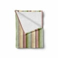 thumbnail image 2 of Stripes Soft Flannel Fleece Blanket, Colorful Pattern with Pastel Colored Bands Vertically Aligned Abstract Illustration, Cozy Plush for Indoor and Outdoor Use, 50" x 70", Multicolor, by Ambesonne, 2 of 6