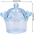 thumbnail image 2 of ABPETE 12 Pieces Crown Candy Boxes, Candy Boxes Transparent Crown Candy Box Fillable Storage Boxes Party Favor Boxes for Candies Chocolates Dessert Wedding Birthday Baby Shower Party (Blue), 2 of 16