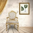 thumbnail image 3 of Allen, Kimberly 15x18 Gold Ornate Wood Framed with Double Matting Museum Art Print Titled - Good Vibes Leaves, 3 of 4