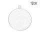 thumbnail image 3 of Christmas Transparent Ball Plastic Clear Flat Bauble Photo DIY Ornament Wedding Garden Tree Hanging Party Gift Box Decoration, 3 of 5