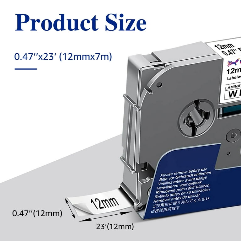 Buy Brother TZe Tapes For P-Touch Label Makers In Ireland - Foto 5