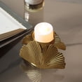 thumbnail image 2 of Soporte de vela de mesa en hierro forjado, decoración elegante para el hogar , D D, 2 of 5