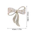 thumbnail image 3 of asddcavvf Bow Rhindiamonds Brooch Personality Fashion Suitable for All Occasions, 3 of 9