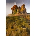 thumbnail image 2 of Illg, Cathy and Gordon 11x14 Black Ornate Wood Framed with Double Matting Museum Art Print Titled - Nevada, Black Rock Desert View of the Fly Geyser, 2 of 4