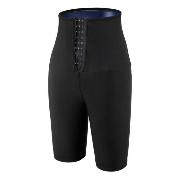 Women Sauna Sweat Pants Hot Thermo Slimming Workout Leggings High Waist Fitness Exercise Training Thigh Shorts