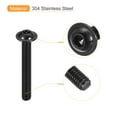 thumbnail image 4 of Unique Bargains Flanged Button Head Socket Cap Screws, 15 Pack M6x60mm 304 Stainless Steel Bolts, 4 of 5