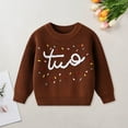 thumbnail image 2 of Boys Sweatshirts Size 6 Toddler Girl Boy Sweater Crewneck Long Sleeve Sweatshirt Pullover Newborn Infant Fall Winter Clothes, 2 of 8