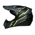 thumbnail image 2 of Casco de moto de cross, casco de ciclismo transpirable, casco de bicicleta todoterreno para deportes al aire libre Amarillo m, 2 of 8