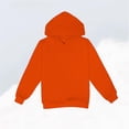thumbnail image 6 of Kids Hoodie Long-Sleeve Hooded Sweatshirt Lightweight, Comfortable Pullover Hoodie for Boys and Girls,9-12 Months,Orange, 6 of 6