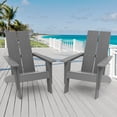 thumbnail image 1 of ACEGOSES Outdoor Patio Adirondack Chair with Big Armrests for Lawn and Backyard,Gray/2 Pcs, 1 of 7