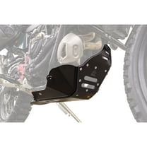 Tusk Quiet Glide Adventure Skid Plate Black with Linkage Guard