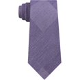 thumbnail image 1 of Kenneth Cole Mens Updated Glen Self-tied Necktie, Púrpura, Talla única, 1 of 1