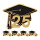 thumbnail image 1 of 5pcs 2025 Graduación Broche Pin Temporada de graduación Accesorios de graduación de graduación Broche Broche Graduación Memorial Pin, 1 of 4