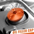 thumbnail image 2 of Unique Bargains Motorcycle Oil Filler Cap Oil Filler Plug Cover Orange for Yamaha YZF-R6S YZF-R6 FZ07 YZF-R3 YZF-R125 YZF-R1 FZ750 FZ600, 2 of 7