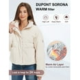 thumbnail image 5 of Women's Cropped Puffer Jacket Long Sleeve Lightweight Quilted Winter Jacket Packable Coats, 5 of 6