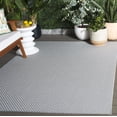 thumbnail image 2 of SAFAVIEH Terrace Gina Geometric Indoor/Outdoor Area Rug, Grey/Ivory, 6'7" x 6'7" Square, 2 of 10