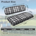 thumbnail image 3 of Psesaysky Houndstooth Pattern Golf Seat Covers for Cart Universal Fit Ezgo Txt Golf Cart Front and Rear Seat Cushion Cover Breathable All Seasons Decorations, 3 of 8