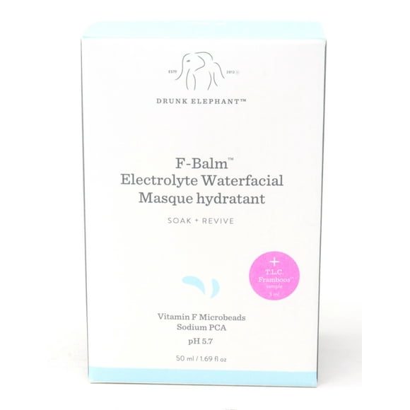 F-Balm Electrolyte Waterfacial Hydrating Mask by Drunk Elephant for Women - 1.69 oz Mask