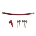 thumbnail image 4 of 2x Manguera de extensión de bomba de Tubo extensor Tubo de válvula de 16 cm, agujas de inflado, boquilla de de aire Zulema Manguera de extensión de bomba, 4 of 8