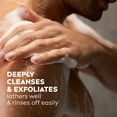 thumbnail image 4 of NIVEA MEN Deep Clean Rock Salts 3-in-1 Men's Body Wash, Exfoliating, Woody Scent, 16.9 fl oz, 4 of 11