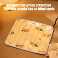 thumbnail image 5 of HuiXinOu Pet Heating Pad, Waterproof And Warm Constant Temperature Blanket Three Temperature Settings for Cats Dogs Indoor Outdoor, B, 5 of 6