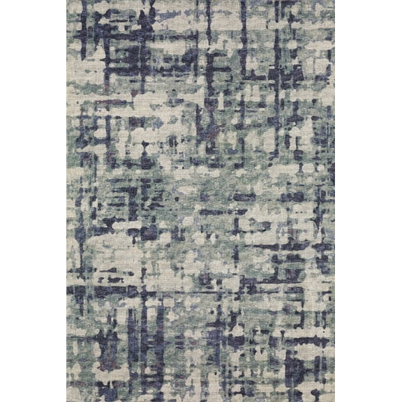 Dalyn Brisbane Area Rug BR5 Br5 Eggplant Eggplant Rows Lines 2' 3" x 7' 6" Rectangle