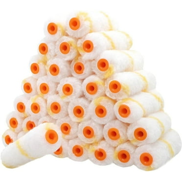 36 Pack Mini Paint Roller Covers, Painting Supplies, Roller Paint Brush (4 In)