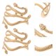 thumbnail image 4 of Brazalete abierto de serpiente para mujer y niña, brazalete con banda para el brazo superior, 2 uds., 4 of 4