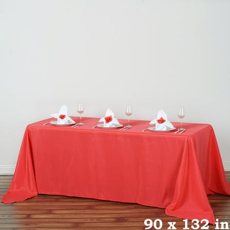 Red Elegance Tablecloth - Efavormart 90x132
