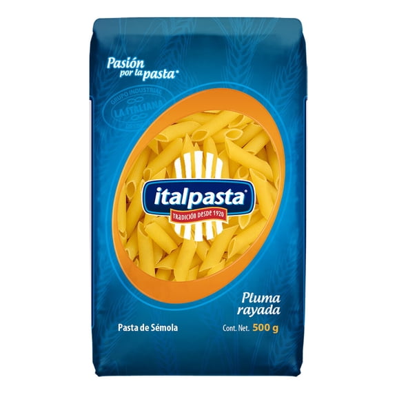 Sopa pluma rayada Italpasta 500 g