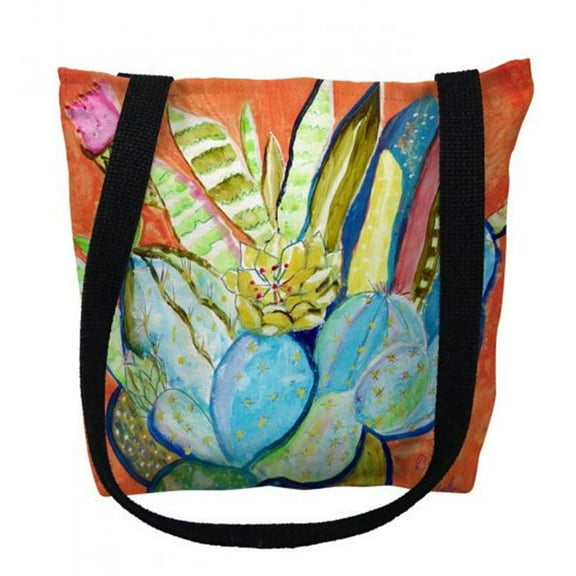 Cactus I Small Tote Bag 13x13 16 inches x 16 inches