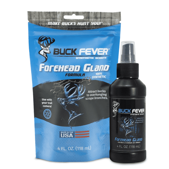 Buck Fever Forehead Gland Synthetic Deer Scent, for Mock Scrapes and Licking Branches, 4 oz