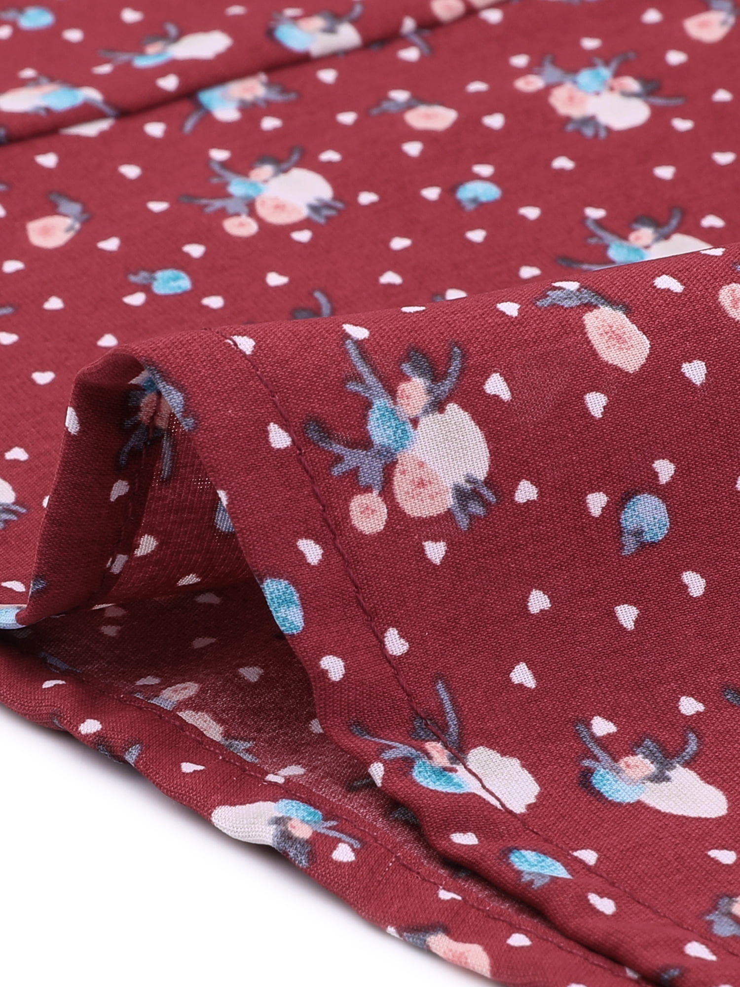 DARING DIVA Plus Size Floral V Neck Tie Belted Dress 2X Red