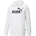 thumbnail image 3 of Puma WHITE Essentials Big Logo Fleece Hoodie, US Large, 3 of 3