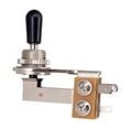 thumbnail image 3 of Interruptor de de 3 vías para guitarra, selector de , interruptor corto, guitarra eléctrica Negro Yuyangstore Interruptor de palanca de ángulo recto, 3 of 7