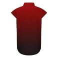 thumbnail image 5 of Itsame Short Shirt Sleeved Tops for Womens T-Shirt Fashionable Solid Color Relaxed Round Neck Button Blouses Red Size XL, 5 of 6
